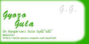 gyozo gula business card